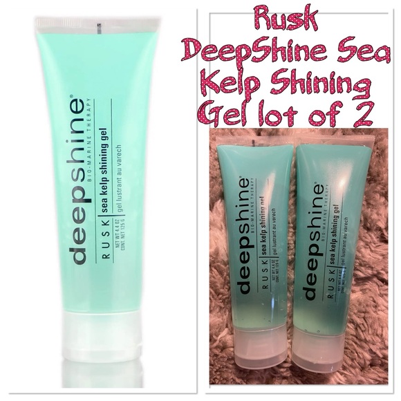Rusk Deepshine Sea Kelp Shining Gel Lot of 2 Brand New Size 4.4oz